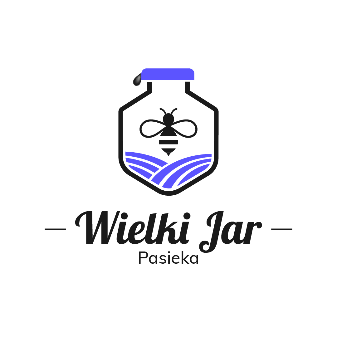 Logo Wielki Jar — czarny i fioletowy znak na białym tle