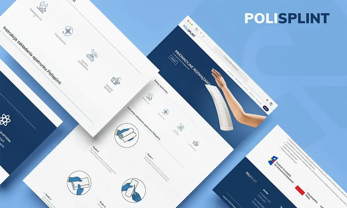 Projekt strony Polisplint