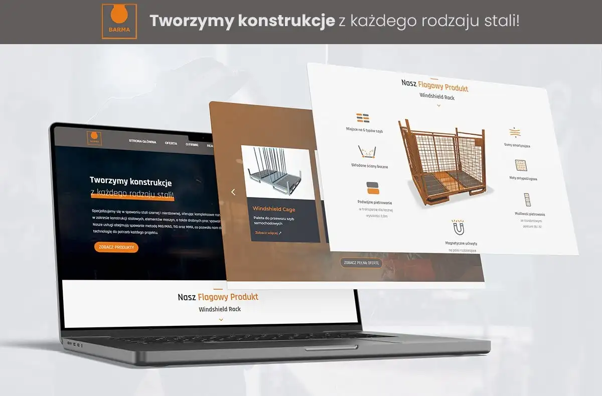 Projekt strony Barma